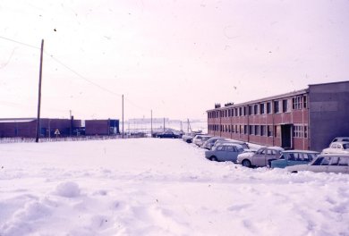 Sous la neige Hiver 1967/68 (photo Jocelyn Nourtier)
